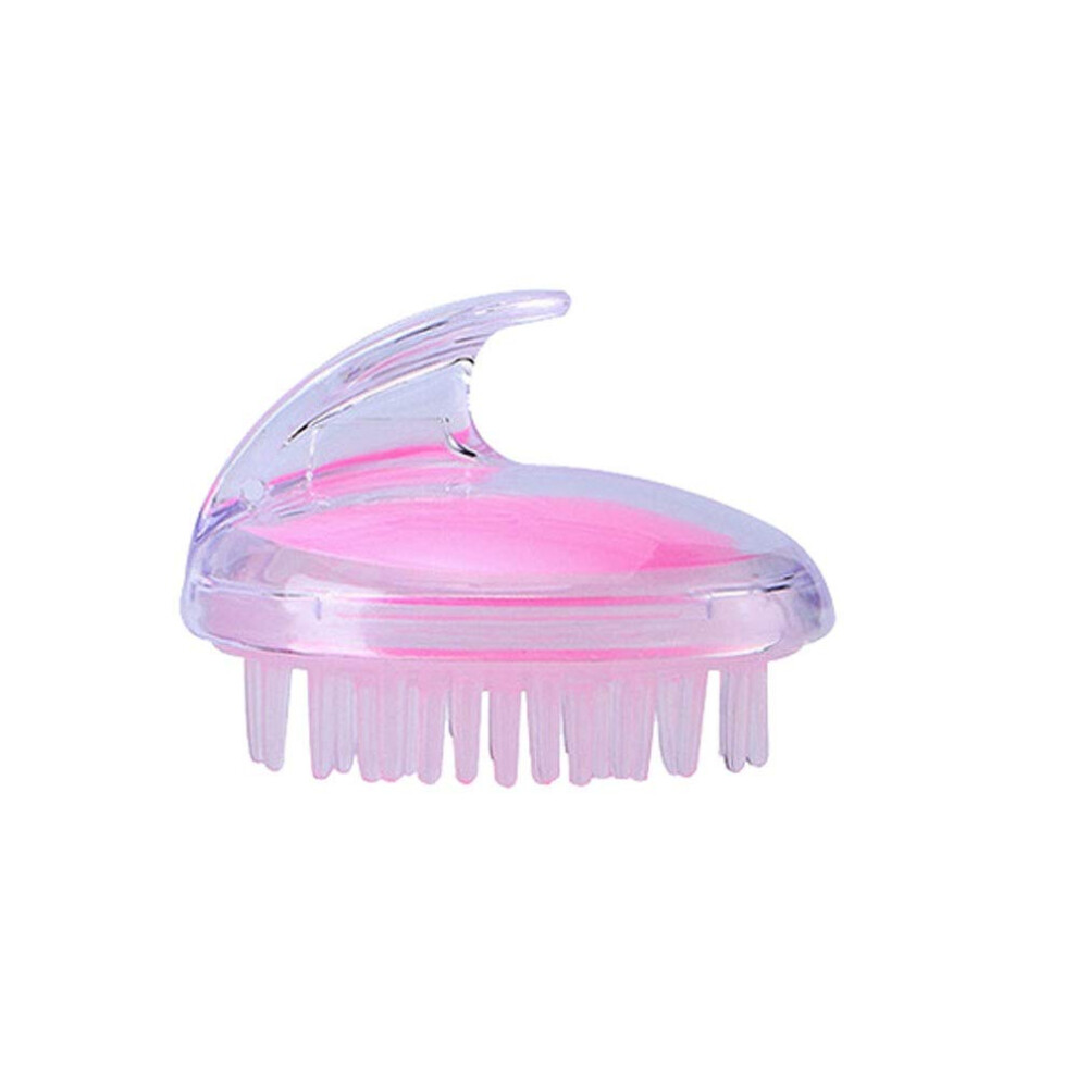 Unisex Pink Scalp Massager Shampoo Brush With Gentle Massage And Nonslip Grip For Deep Hair Cleansing Â 9X6.8cm