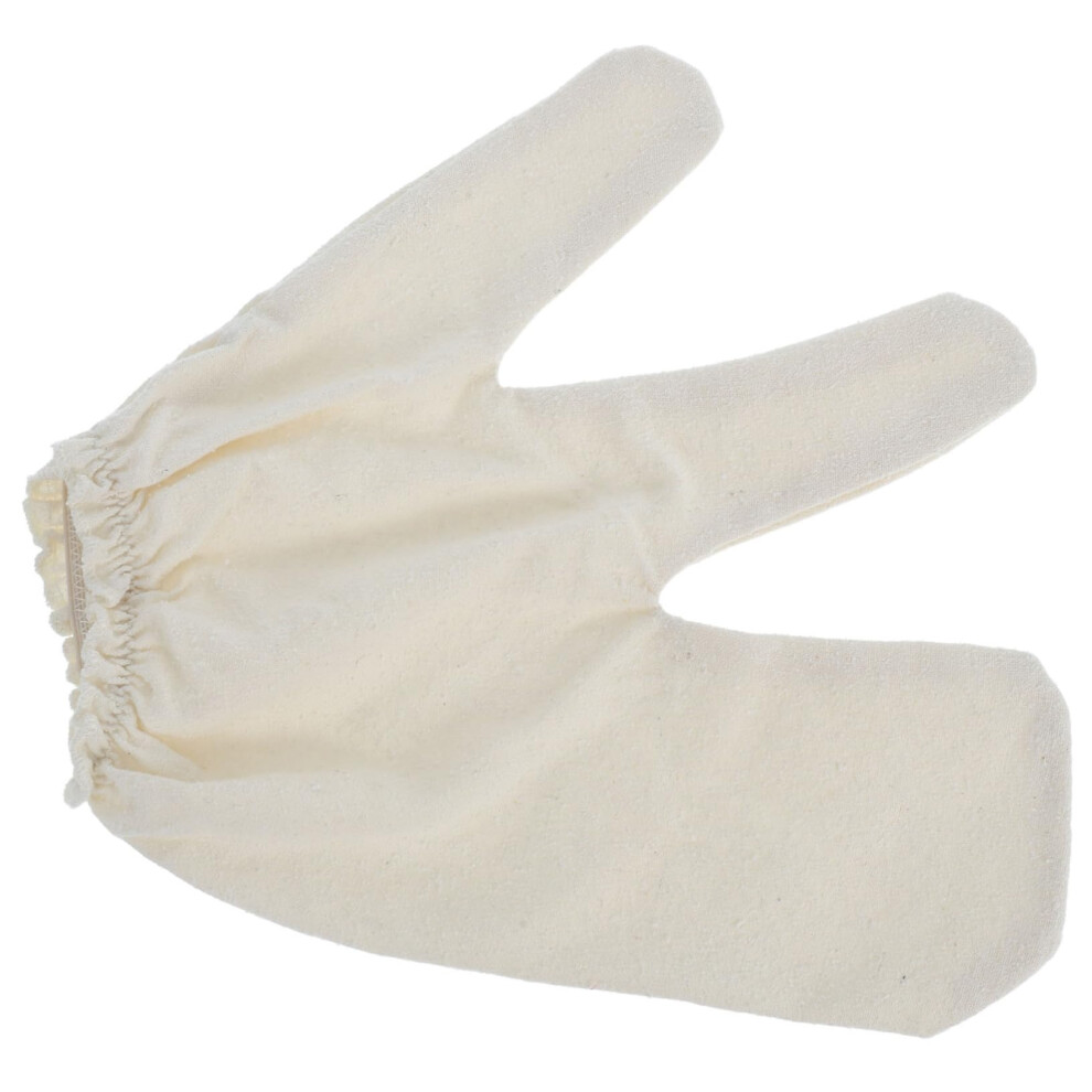 Exfoliating Glove Silk Shower Mitt for Gentle Body Scrubbing Spa Massage and Smooth Skin Care