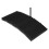 Studio Mic Isolation Shield Sound Absorbing Foam Noise Reflection Reduction Lightweight Construction Foldable End Panels Three Panel Design Angle 2
