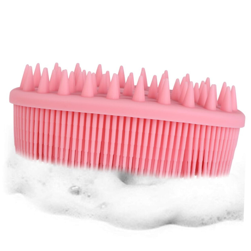 2Pcs Silicone Shower Brush Set for Baby Bath Gentle Skin Exfoliation and MultiUse Massage