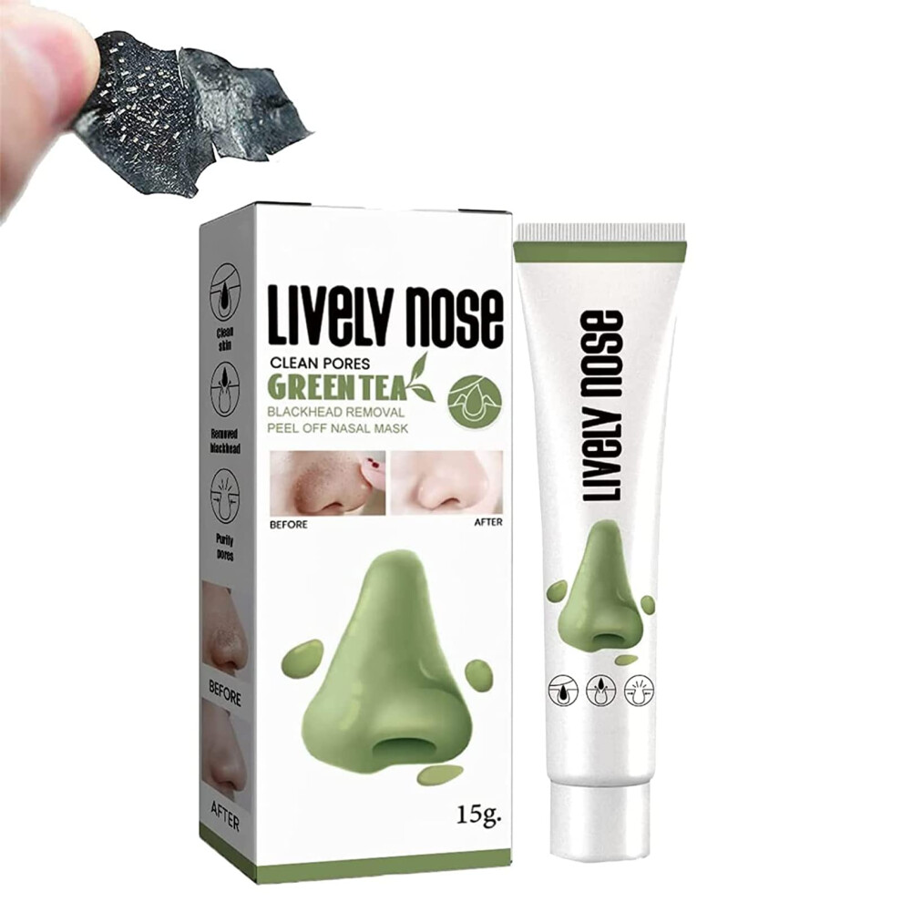 Blackhead Removal Mask and Nose Pore Strips Set for Deep Cleansing and Peel Off Exfoliation