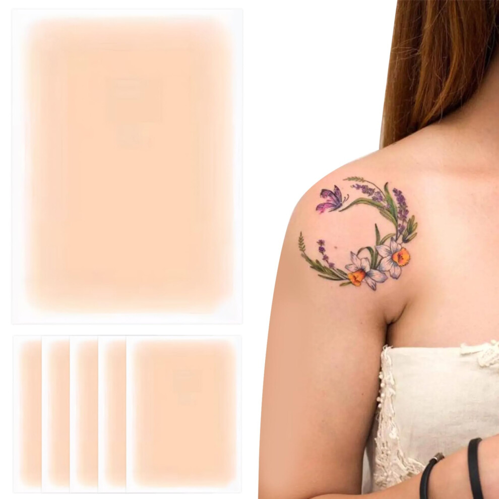 Tattoo Cover Up Tape 6PCS Waterproof Invisible Ultra Thin Conceal Patch Cuttable for Scars