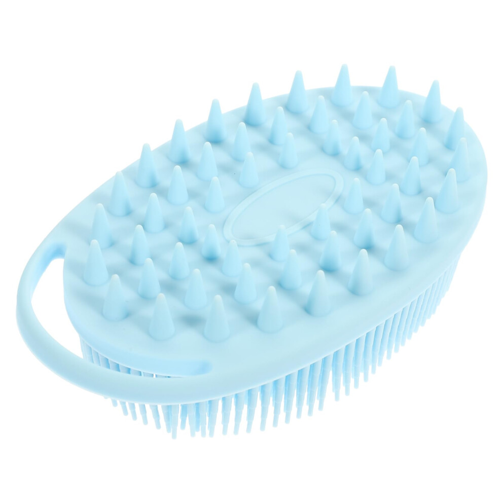 Silicone Body Scrubber DoubleSided Bath Exfoliating Brush with Gentle Massage and Quick Dry Design