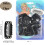 Black Wig Clips for Hair Extensions 32mm UShape Snap Comb Secure Grip Needles Thread Scissors Set 2