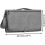 Large Capacity Diaper Bag Backpack with Foldable Changing Pad, Stylish Multi Compartment Organizer, Light Gray 2