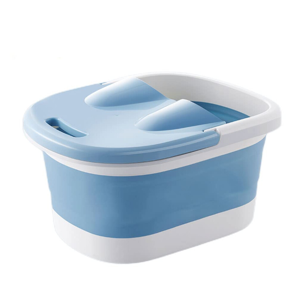 Foldable Foot Spa Basin with Massage Rollers for Soothing Foot Bath and Pedicure Use