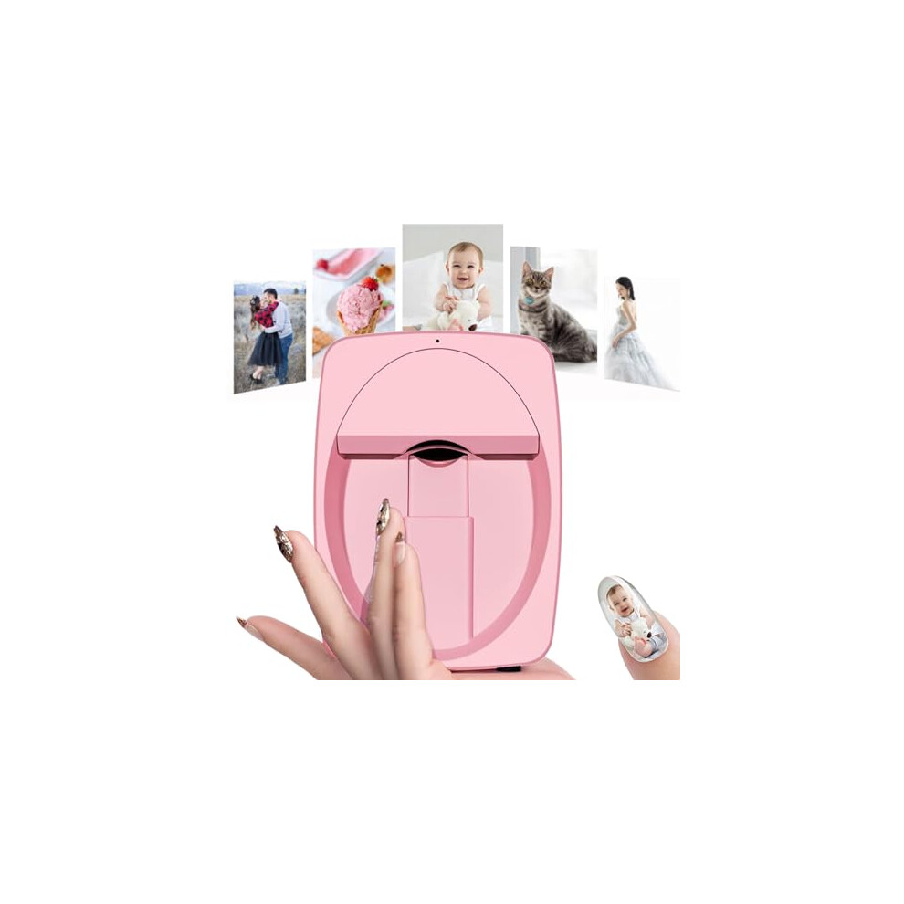 Pink Nail Art Printer With Smart App Control, Resolution 3D Printing, Wireless Wifi,