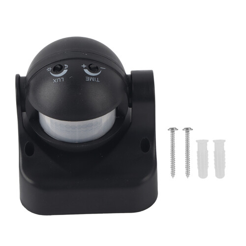 Super Long Induction Distance Infrared Sensor Switch Adjustable Time Delay Quenching Wall Light Switch Outdoor PIR Security Motion Sensor 180 Degree