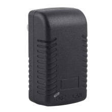 Wall Plug Injector for POE Devices, Plug and Play Ethernet Adapter with Short Circuit Protection, POE Power Supply Injector Supporting Remote Power,