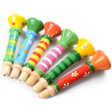 Silbato de madera con tobogán, juguete musical divertido para niños, construcción de alta calidad, superficie lisa, instrumento musical educativo