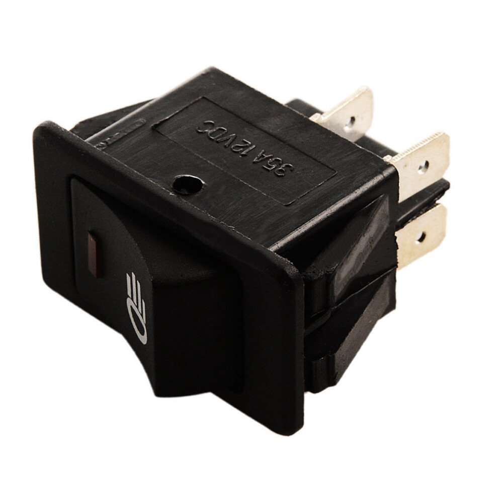 Boat Rocker Switch Replacement With Dpst Configuration Durable Nylon Pa66 Material Corrosion Resistant Acid Resistant High Resistant Terminals Silver 9009791461237