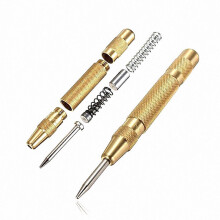 High Speed Steel Automatic Center Punch Emergency Escape Tool Anti Skid Design Internal Spring Design Break Car Window For Durable Drilling Marking