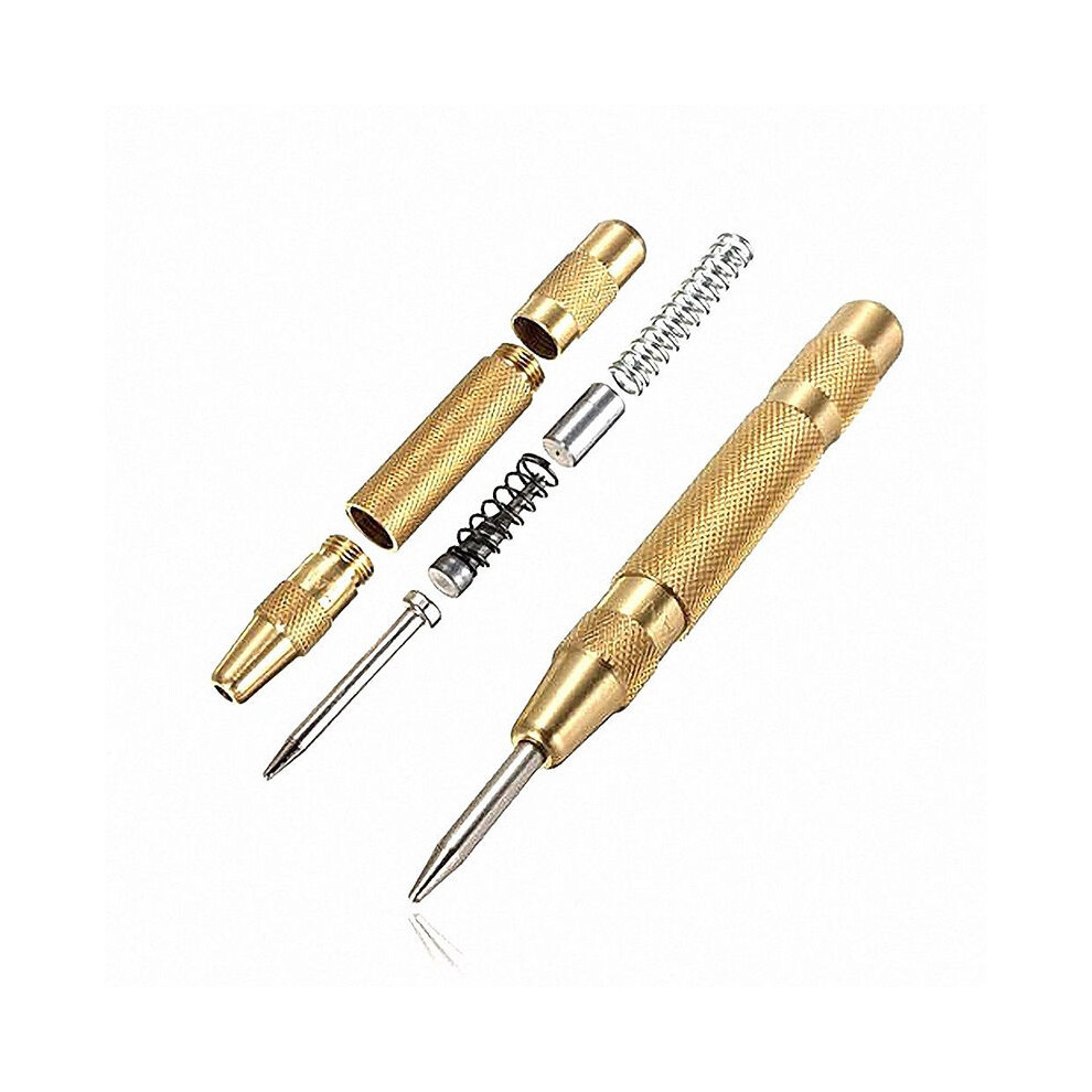 High Speed Steel Automatic Center Punch Emergency Escape Tool Anti Skid Design Internal Spring Design Break Car Window For Durable Drilling Marking 9138057064360