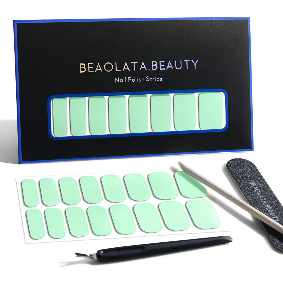 Nail Polish Strips 32pcs Gel Nail Wraps Long Lasting Easy Apply Salon Quality Instant Shine