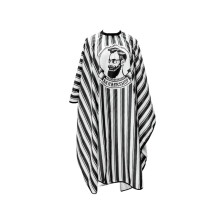 Black Barber Cape Waterproof AntiStatic Hair Cutting Apron with Full Coverage and Adjustable Neck