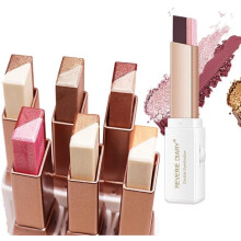 Dual Color Gradient Eyeshadow Stick Set Waterproof TwistUp Long Lasting Two Tone Makeup