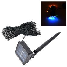 Waterproof Solar Fairy String Lights 12m 100LED for Outdoor Holiday iluminação
