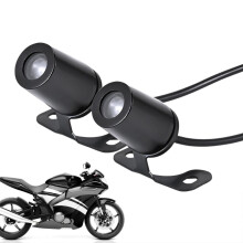 Motorcycle Wings Projector Light Angel Wings For Motorcycle Side Shadow Light Decoration Waterproof Red Ambient Lamps