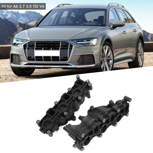 High-Performance Engine Intake Manifold for Audi A6 V6 TDI, OE Replacement Intake Manifold with Reliable Construction, Direct Replacement Design for 2