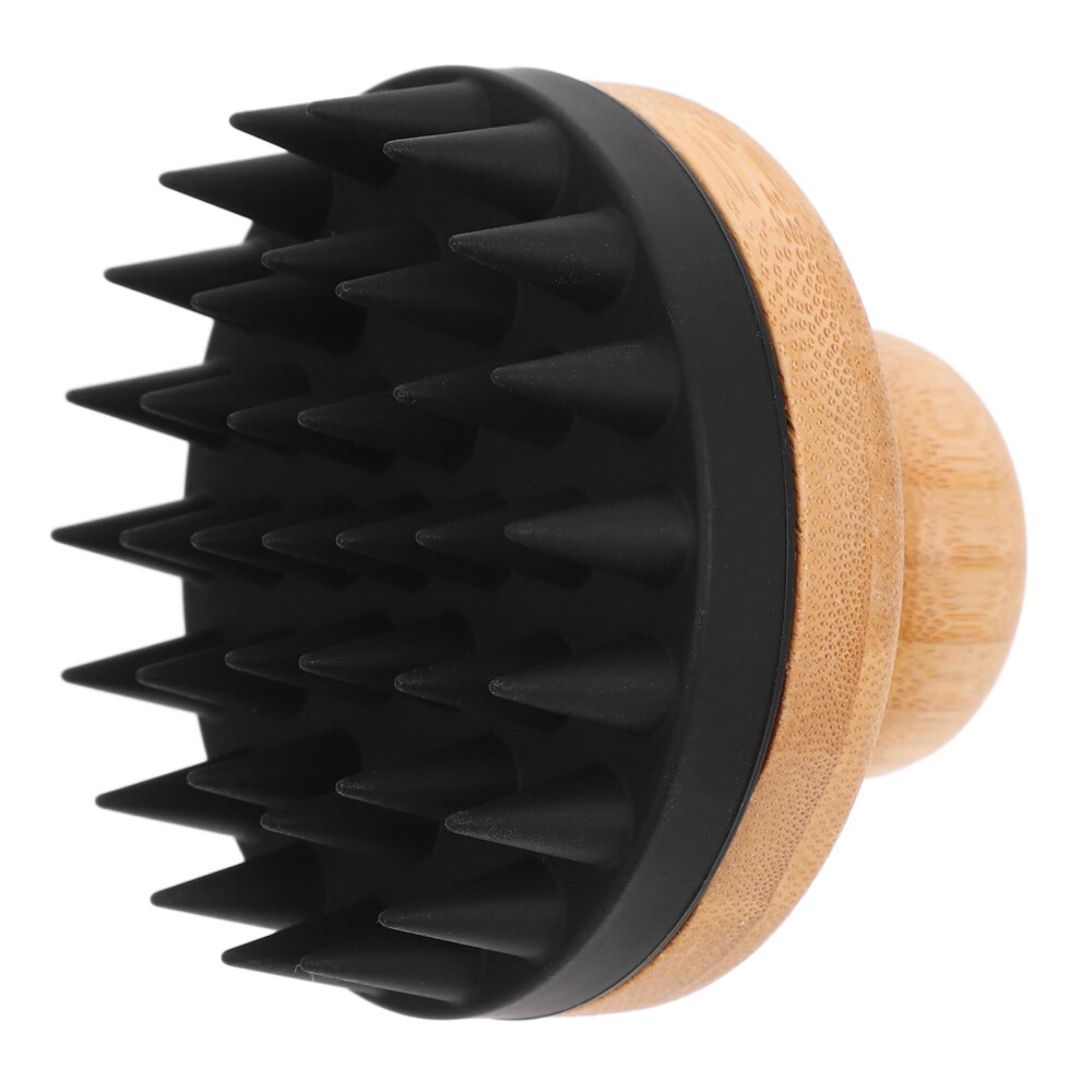 Silicone Scalp Massager Brush for Shower with Ergonomic Grip and Deep Scalp Cleaning