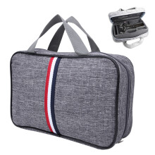 Tragbarer Make-up-Organizer für Reisen, faltbare, wasserdichte Kulturtasche mit Aufhängehaken, leichte und strapazierfähige Aufbewahrungstasche