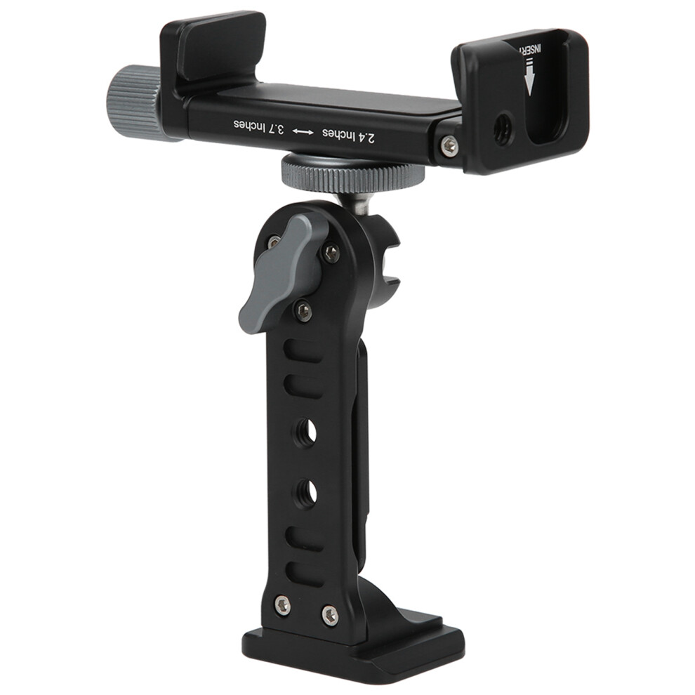 Aluminum Alloy Smartphone Mount Adapter With Arca Quick Installation Port And 360 Degree Rotation For Flexible Mobile Photography Setup 9138057040173