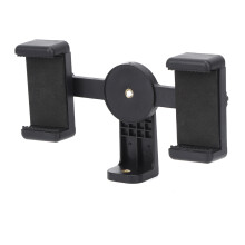 Soporte para teléfono con pinza y zapata extensible, adaptador universal para trípode de teléfono móvil, diseño ligero y plegable, compatible