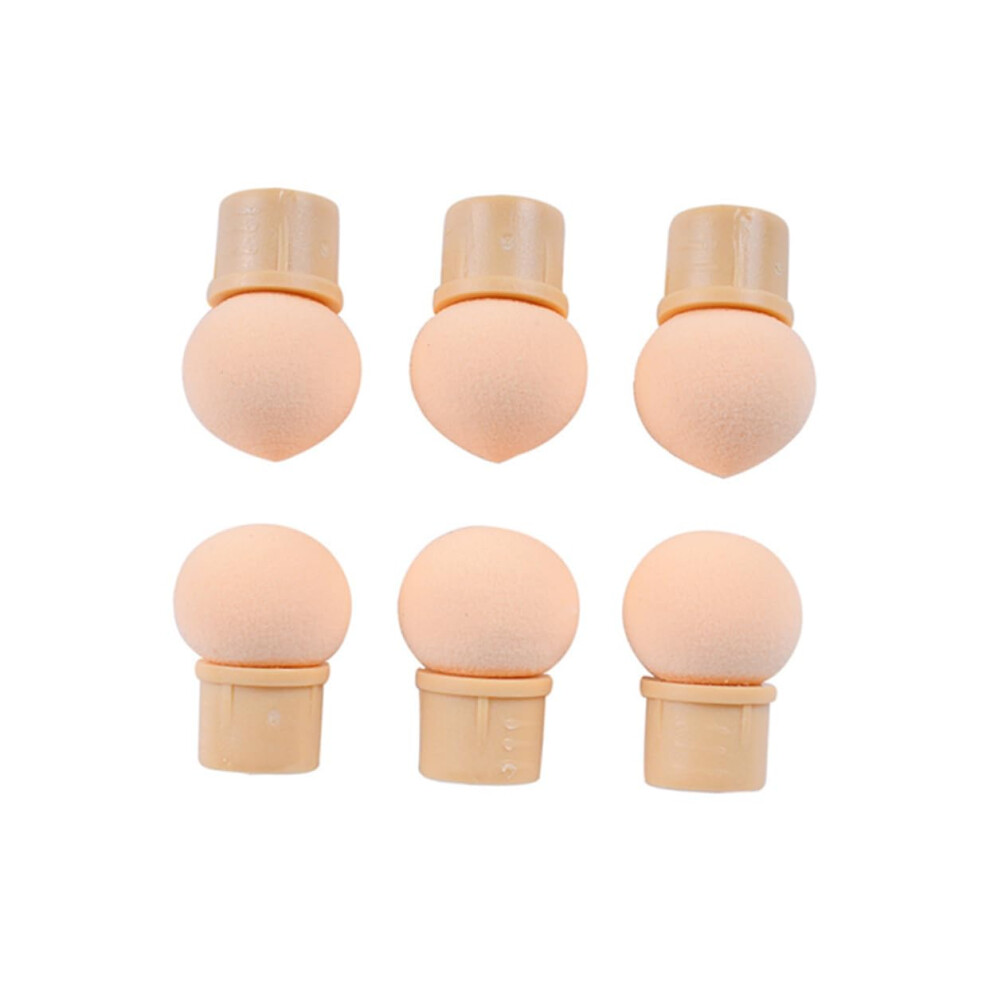 Nail Art Sponge Pen Tips 10pcs with Soft Flexible Heads for Gradient Shading and Blooming Designs