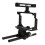 Cage System For Sony FX30 FX3, 3/8"-16 Threads And Quick Release Plate Enabled Rig With Top Handle Mount And Side Handle Compatibility, 4