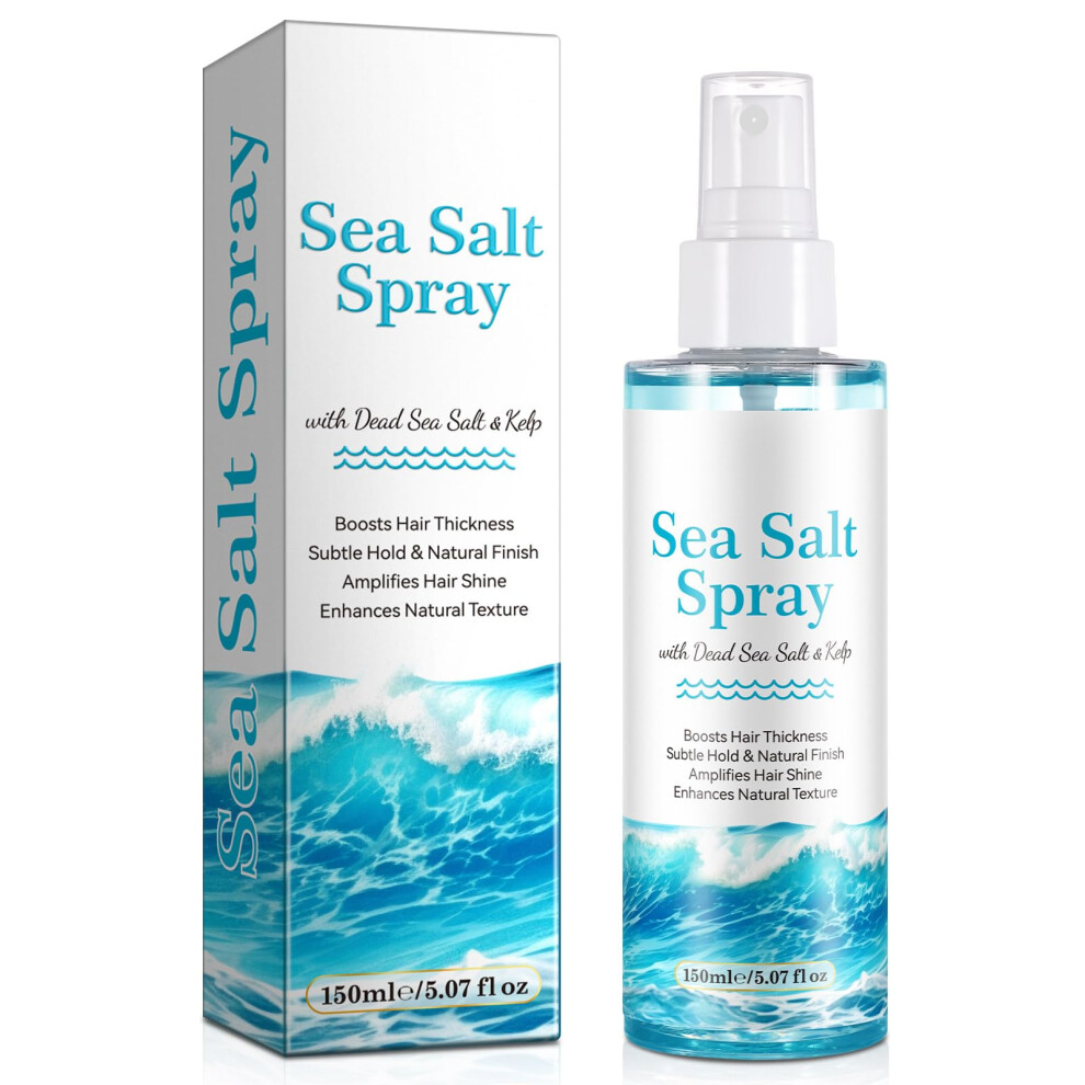 Sea Salt Hair Spray for Men and Women, Texturizing Spray Adds Instant Volume and Defines Waves