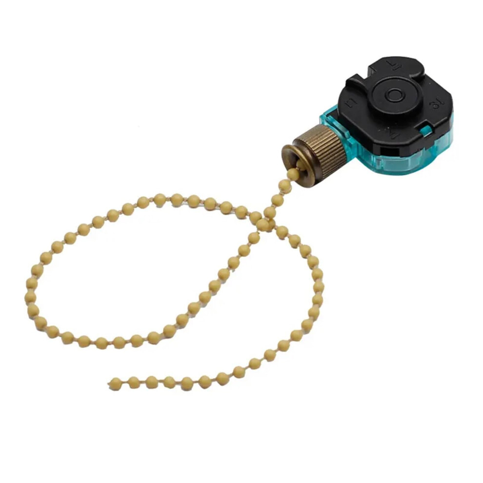 Ceiling Fan Switch 3Position 4Wire Pull Chain, 3A 250Vac, 6A 125Vac, Fan Light 9164114285577