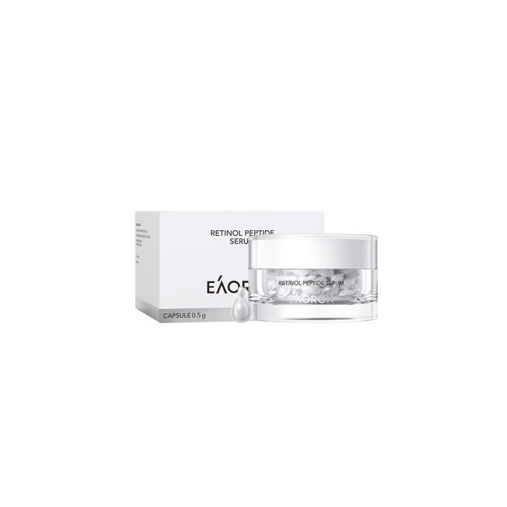 Retinol Peptide Serum Capsules AntiAging Firming Lifting for Fine Lines, 60pcs 0.5g Each