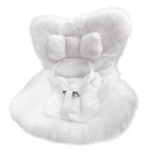 Doll Car Seat 17cm with Adjustable Air Vent Clip for Cute Collector Display in Car