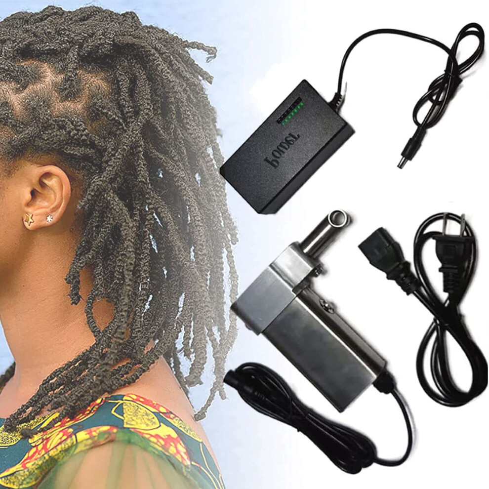 Unisex Electric Dreadlock Crochet Braiding Machine 616Mm Stainless Steel Tool For Fast Hair Locs