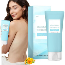 Skin Firming Body Butter with Peptides for Neck and Body, AntiAging Cream Reduces Fine Lines