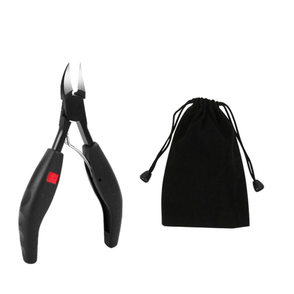 Stainless Steel Nail Clipper and Cuticle Nipper for Professional Manicure Pedicure with Ergonomic NonSlip Grip and Sharp Blades