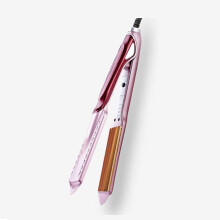 Hair Crimper and Waver with Tourmaline Ceramic, Fast Heat Up, 4 Temps, Compact Styling Design