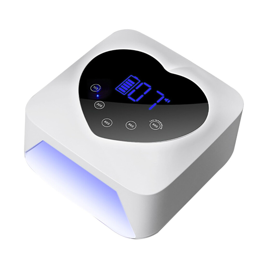 Light Cordless Led Nail Lamp With Timer And Sensor, Fast Gel Curing Uv For Professional Salon