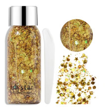 Liquid Eyeshadow Set LongLasting Metallic Glitter Mermaid Scale Colors, 1.22oz