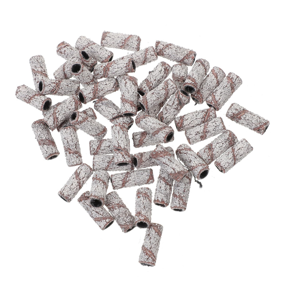 80 Grit Nail Drill Sanding Bands 50pcs MultiColor Durable Set for Manicure Pedicure Shaping
