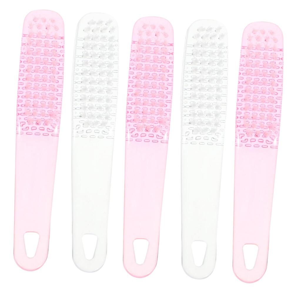 5pcs Natural Nail Brush Set for Effective Fingernail and Toenail Cleaning Manicure Tools