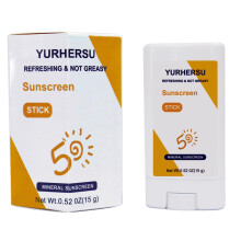 Mineral Sunscreen Stick SPF 50+ Broad Spectrum UVA UVB Water Resistant Titanium Dioxide 0.52oz
