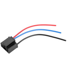 Prolunga con connettore femmina a treccia, design plug and play, connettore per faro in ceramica resistente al calore, cablaggio robusto in PVC e