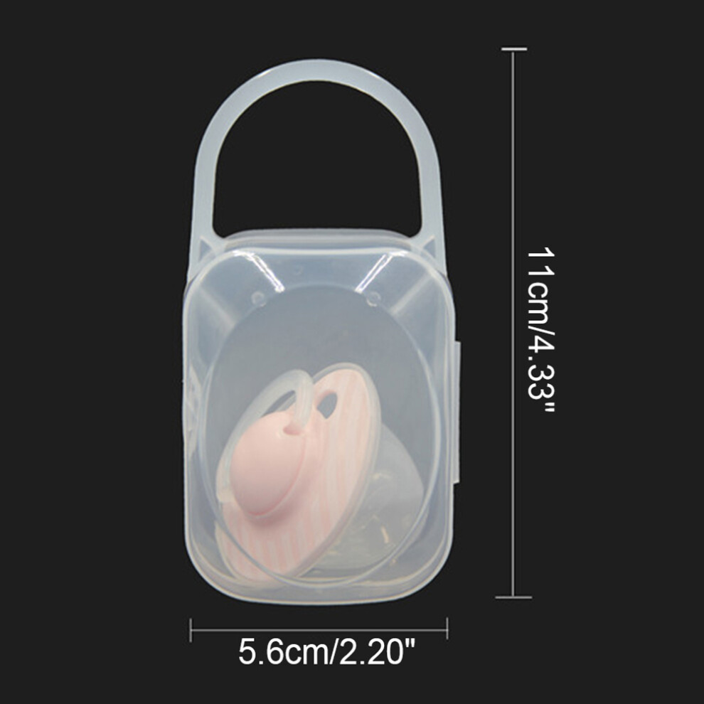 Pacifier Holder with Secure Closure, Durable Case for Baby Pacifier Protection, Non Toxic BPA Free Material Ensures Safety, Compact Design for On The