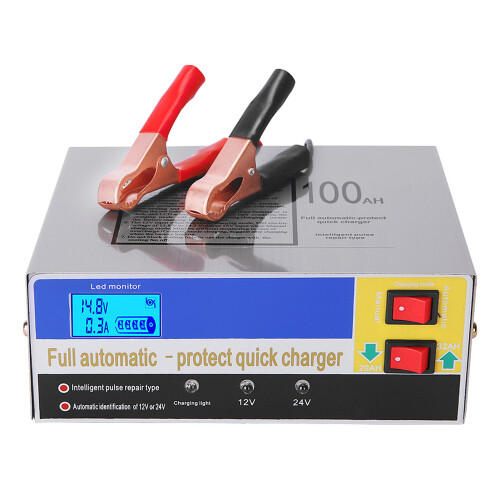 Battery Maintainer With Trickle Charger Functionality Digital Pulse Repair Mode LCD Screen Display And Winter Car Battery Maintenance Optimization