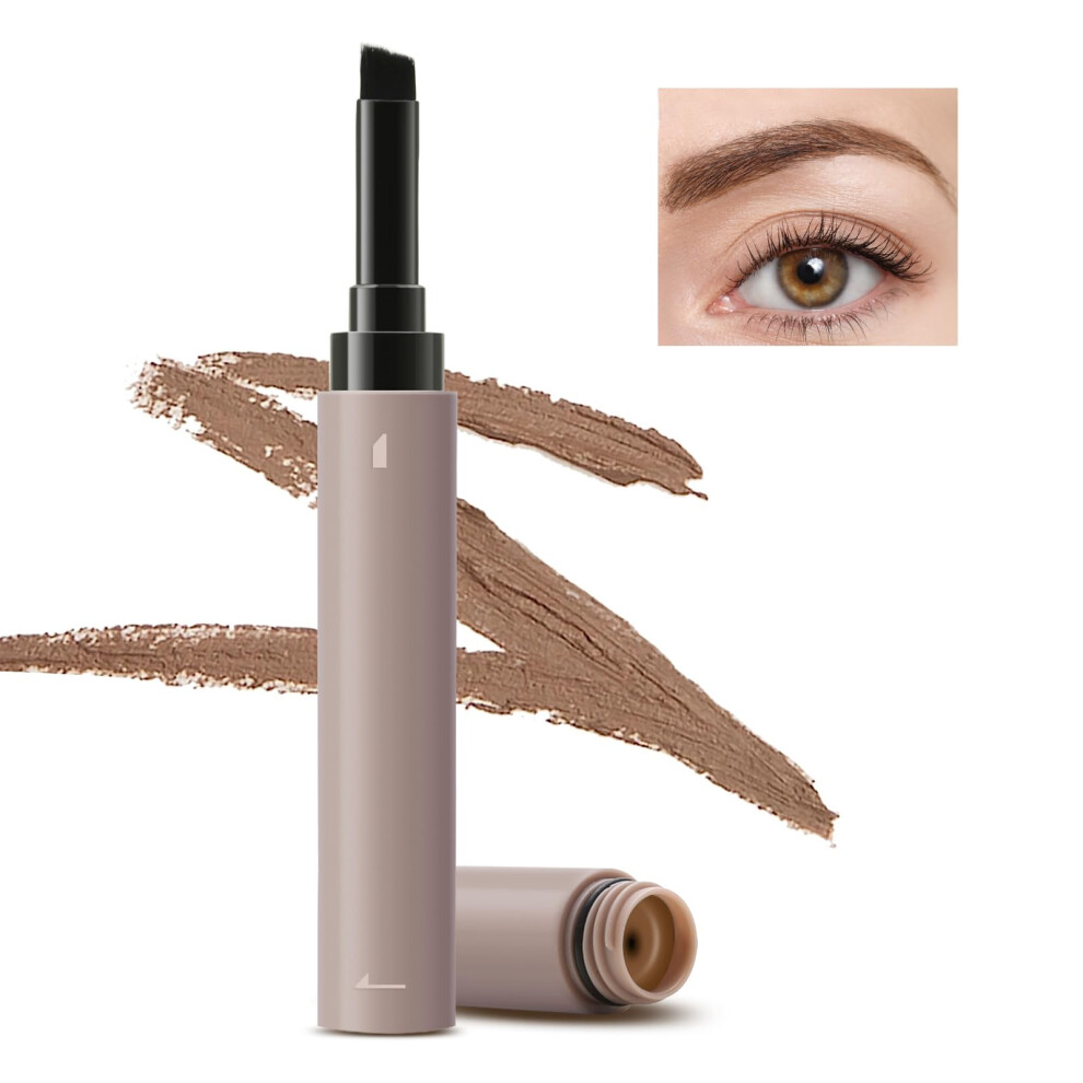 Waterproof Eyebrow Pomade with Brush, Long Lasting Brow Cream for Accurate Colour Matching