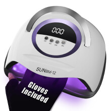 300W Professional UV LED Nail Lamp Gel Polish Dryer with Smart Sensor Timer for Manicure Pedicure