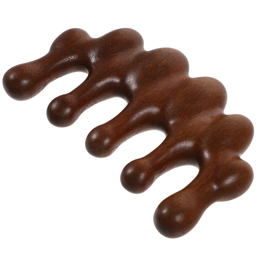Unisex Wide Tooth Sandalwood Hair Comb For Gentle Detangling And Scalp Massage, Travel Friendly