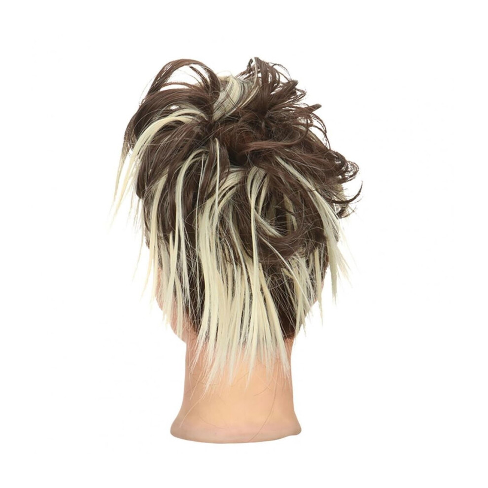 Unisex Hair Bun And Ponytail Hair Extension Heat Resistant Natural Fluffy Synthetic Updo For Women