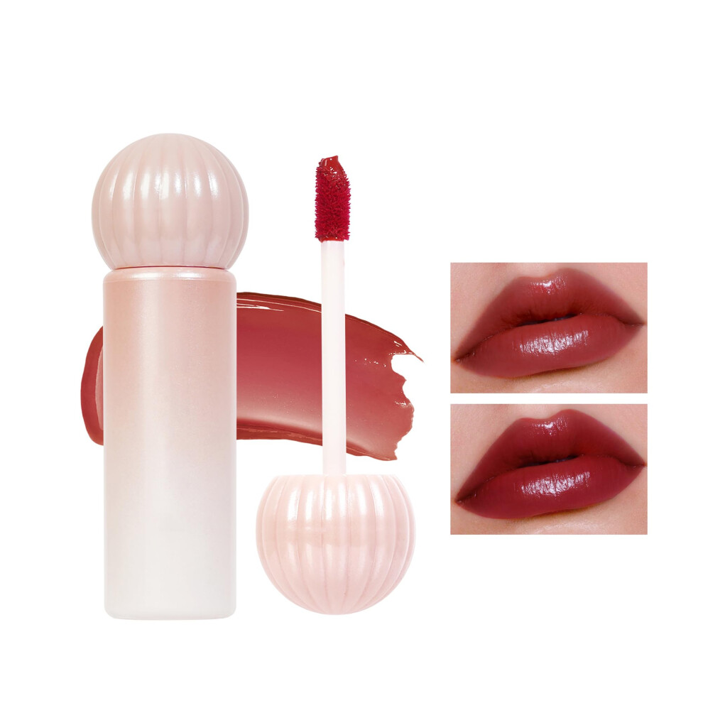 Mirror Glossy Lip Gloss Shade 05, Long Lasting Hydrating Lip Glaze, NonSticky Finish